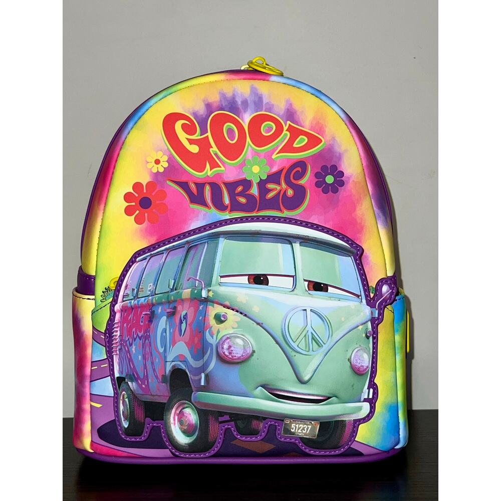 Loungefly Disney Pixar Cars Filmore Tie-dye Mini Backpack